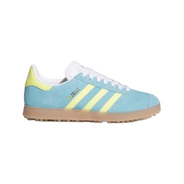 adidas Ladies Gazelle Spikeless Golf Shoes Pure Lemon - Gum 4