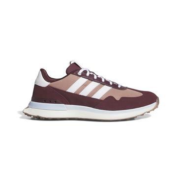 adidas Gents S2G 26 Textile Spikeless Golf  Shoes Maroon - White - Crystal Sky