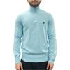 Lyle & Scott Gents Polyblend ¼ Zip Jumper Sea Breeze Blue (Y408)