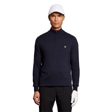 Lyle & Scott Gents Polyblend ¼ Zip Jumper Dark Navy (Z271)