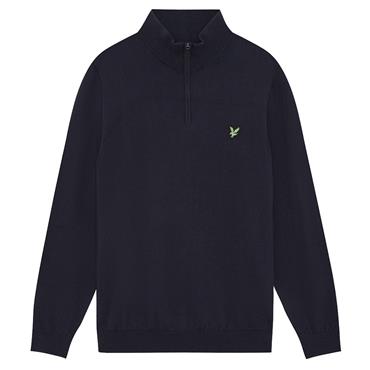 Lyle & Scott Gents Polyblend ¼ Zip Jumper Dark Navy (Z271)