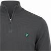 Lyle & Scott Gents Polyblend ¼ Zip Jumper Gunmetal (W635)