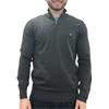 Lyle & Scott Gents Polyblend ¼ Zip Jumper Gunmetal (W635)