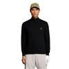 Lyle & Scott Gents Polyblend ¼ Zip Jumper Jet Black (Z865)