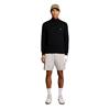 Lyle & Scott Gents Polyblend ¼ Zip Jumper Jet Black (Z865)
