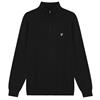 Lyle & Scott Gents Polyblend ¼ Zip Jumper Jet Black (Z865)