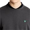 Lyle & Scott Gents Polyblend Crewneck Pullover Gunmetal (W635)
