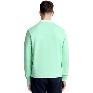 Lyle & Scott Gents Polyblend Crewneck Pullover Morning Mint (Y409)