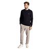 Lyle & Scott Gents Polyblend Crewneck Pullover Dark Navy (Z271)
