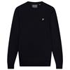 Lyle & Scott Gents Polyblend Crewneck Pullover Dark Navy (Z271)