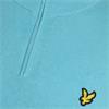 Lyle & Scott Gents Performance ¼ Zip Jumper Aquamarine Blue (661)
