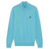 Lyle & Scott Gents Performance ¼ Zip Jumper Aquamarine Blue (661)