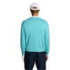 Lyle & Scott Gents Cotton Blend V-Neck Pullover Jet Aquamarine Blue (661)