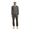 Lyle & Scott Gents Cotton Blend V-Neck Pullover Grey Marl (T28)