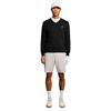 Lyle & Scott Gents Cotton Blend V-Neck Pullover Jet Black (Z865)
