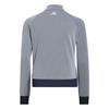 adidas Girls Textured 1/4 Zip Top Navy