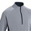 adidas Girls Textured 1/4 Zip Top Navy