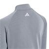 adidas Girls Textured 1/4 Zip Top Navy