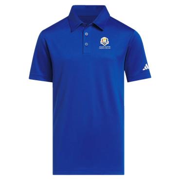 adidas Junior - Boys Performance Ryder Cup 2027 Polo Shirt Collegiate Royal