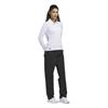 adidas Ladies Performance Solid Long Sleeve Polo Shirt White