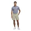 adidas Gents Ultimate365 Feather Print Polo Shirt White - Collegiate Navy