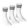 adidas Gents 3-Pairs Crew Sock White