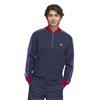 adidas Gents Originals 3 Stripe 1/4  Zip Sweatshirt Victory Red
