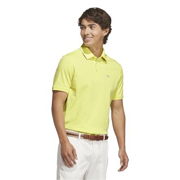 adidas Gents Originals Twistknit Trefoil Polo Shirt Pure Lemon