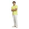 adidas Gents Originals Twistknit Trefoil Polo Shirt Pure Lemon