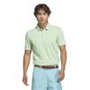 adidas Gents Originals Stripe Pique Polo Pure Lemon - Light Aqua