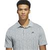 adidas Gents Ultimate365 Mesh Print CLIMACOOL Polo Shirt Wonder Sage - Collegiate Navy