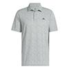 adidas Gents Ultimate365 Mesh Print CLIMACOOL Polo Shirt Wonder Sage - Collegiate Navy