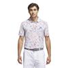 adidas Gents Ultimate 365 Mesh Climacool Polo Shirt Short Sleeve Frozen Purple