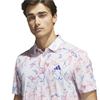adidas Gents Ultimate 365 Mesh Climacool Polo Shirt Short Sleeve Frozen Purple