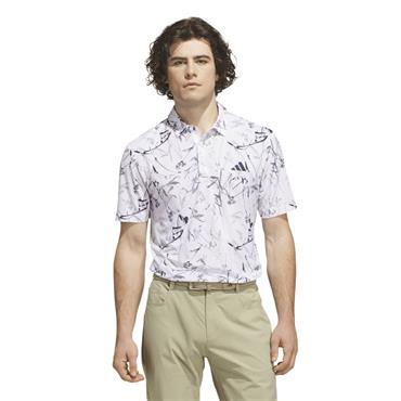 adidas Gents Ultimate 365 Mesh Climacool Polo Shirt Short Sleeve White