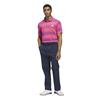 adidas Gents Ultimate 365 Mesh Climacool Polo Shirt Short Sleeve Pure Turbo