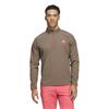 adidas Gents Ultimate365 Durbale Water Repellent Wind 1/4 Zip Sweatshirt Khaki Six - Solar Turbo