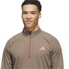 adidas Gents Ultimate365 Durbale Water Repellent Wind 1/4 Zip Sweatshirt Khaki Six - Solar Turbo