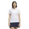 adidas Ladies Performance Short Sleeve Polo Shirt Crystal Sky