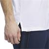 adidas Gents Beyond The Course Vent Twistknit Polo Shirt Short Sleeve White - Frozen Lemon