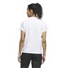 adidas Ladies Ultimate365 Butterspun Loose Short Sleeve Polo Shirt White