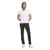 adidas Ladies Ultimate365 Butterspun Loose Short Sleeve Polo Shirt White