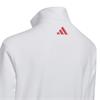 adidas Girls Full Zip Birdies Club Fleece Jacket White