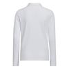 adidas Girls Climacool Long Sleeve Polo Shirt White
