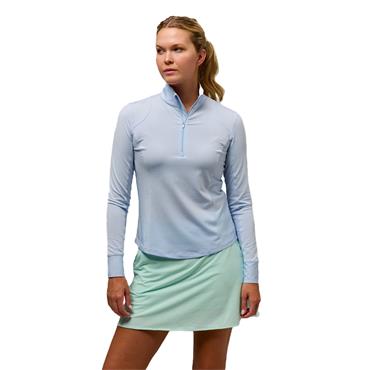 Zero Restriction Ladies Renae Zip Mock Hampton
