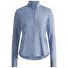 Zero Restriction Ladies Renae Zip Mock Haze