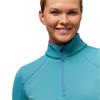 Zero Restriction Ladies Renae Zip Mock Laguna