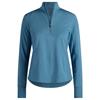 Zero Restriction Ladies Renae Zip Mock Laguna