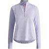 Zero Restriction Ladies Renae Zip Mock Cloud Pink Pop