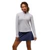 Zero Restriction Ladies Renae Zip Mock Serenity